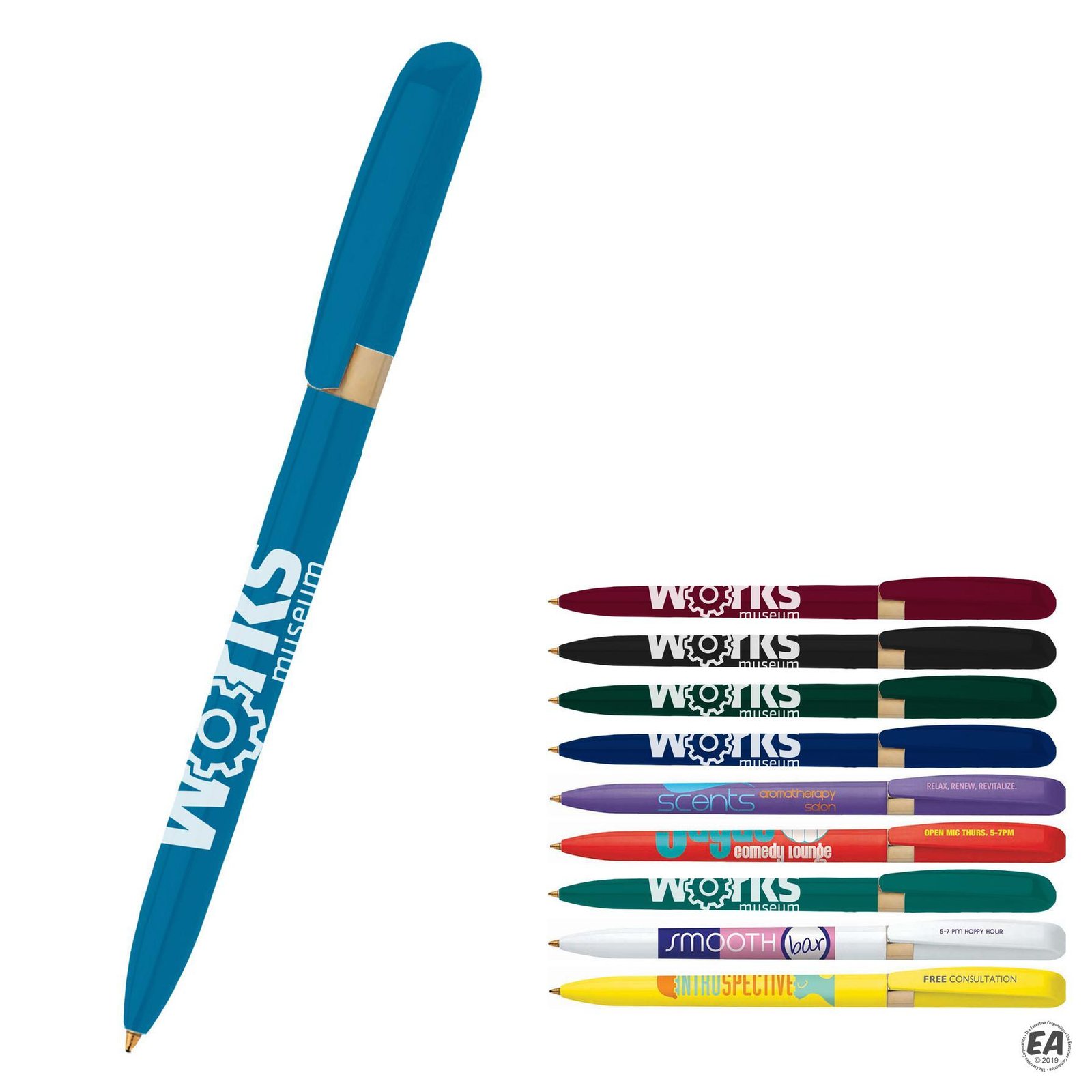 Pivo Gold Twist Action Pen