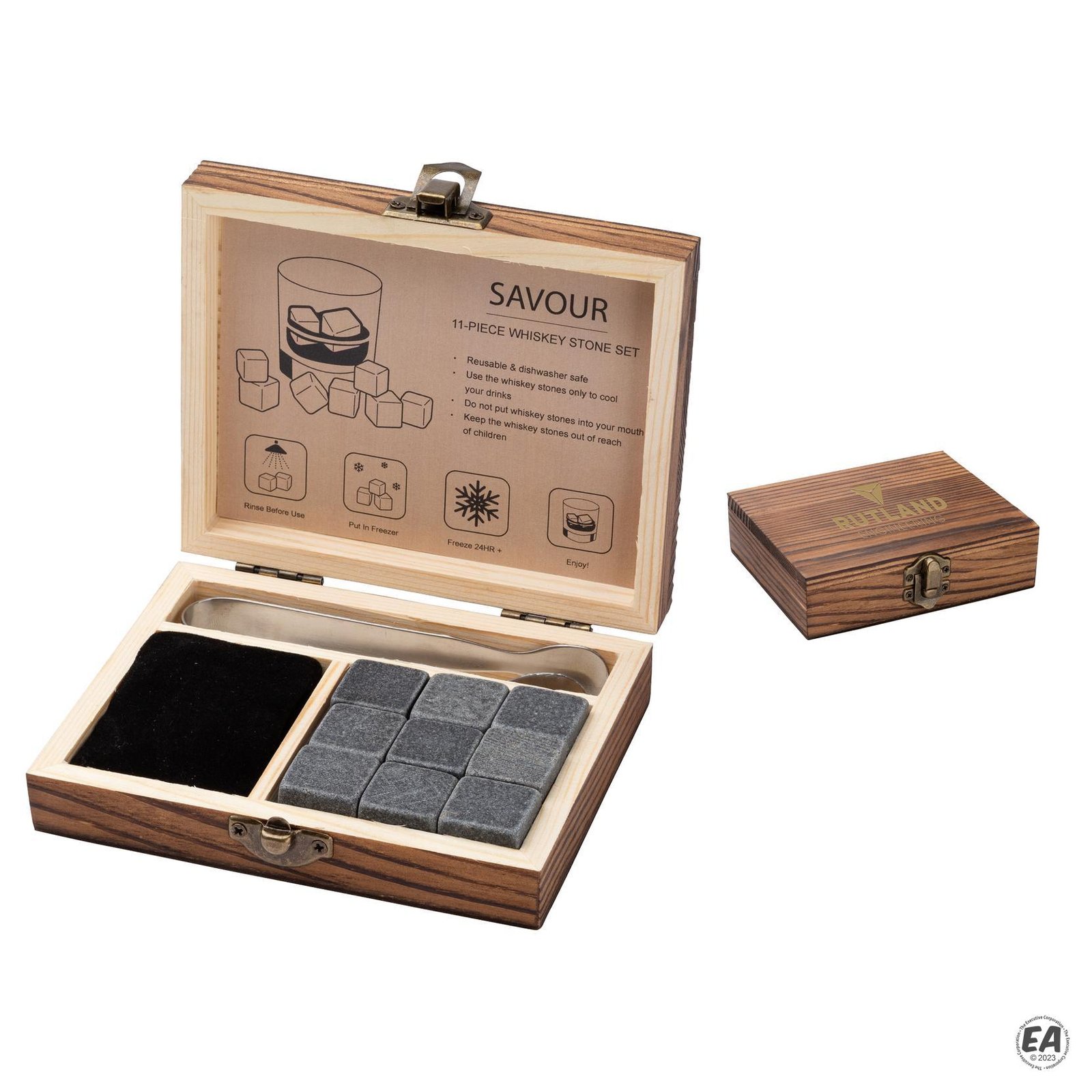 Savour 11-Piece Whiskey Stone Set