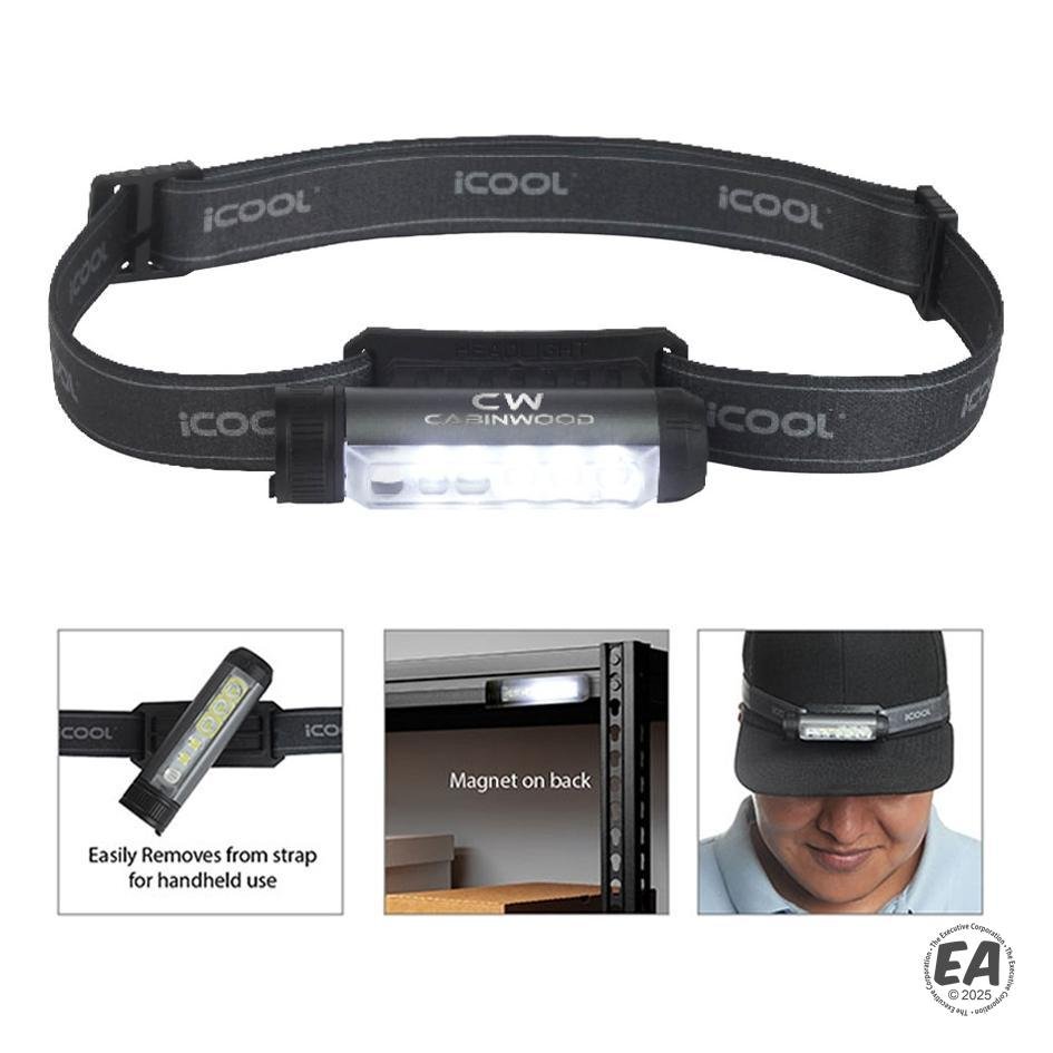iCOOL Templeton Rechargeable LED Headlamp