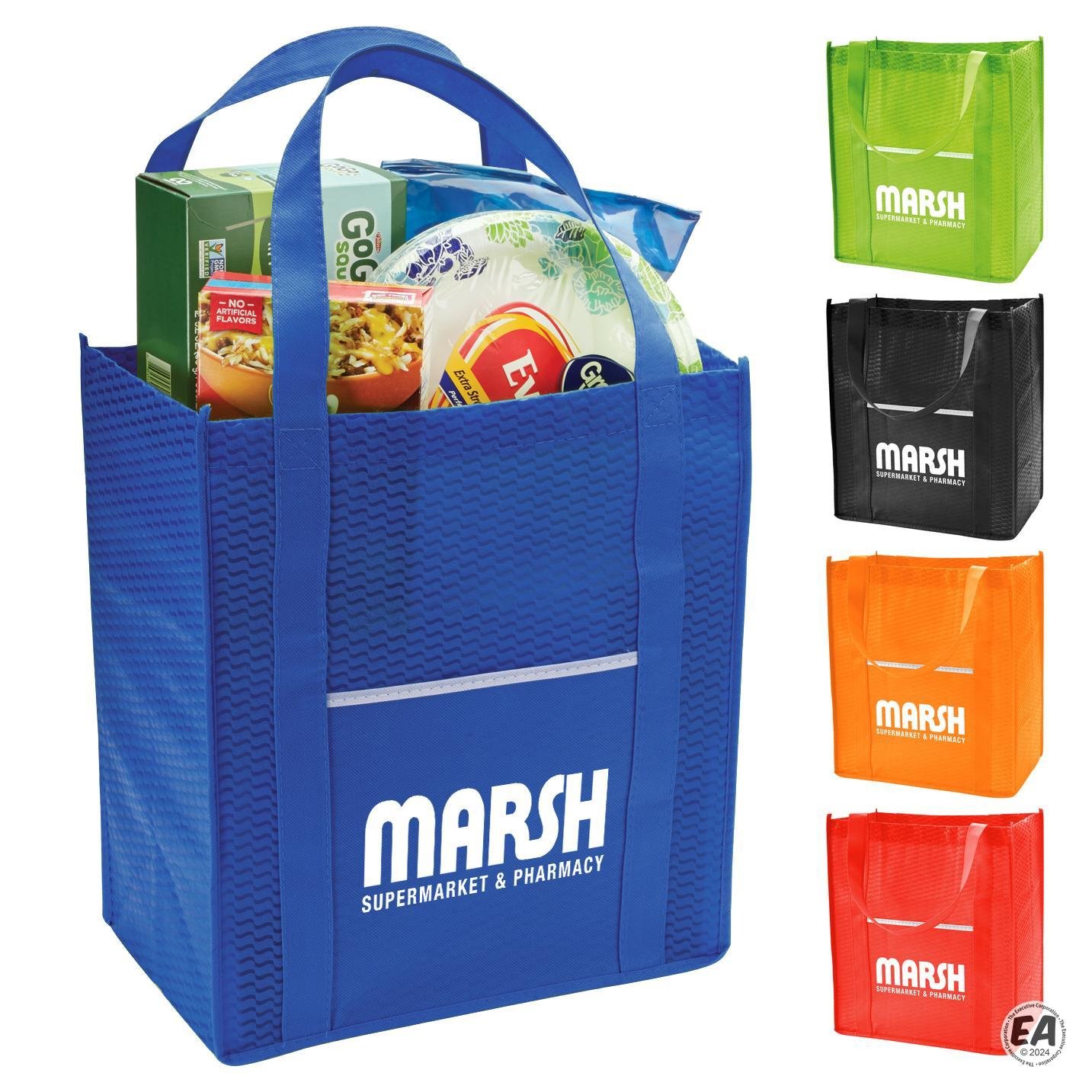 Riptide Non-Woven Grocery Tote Bag