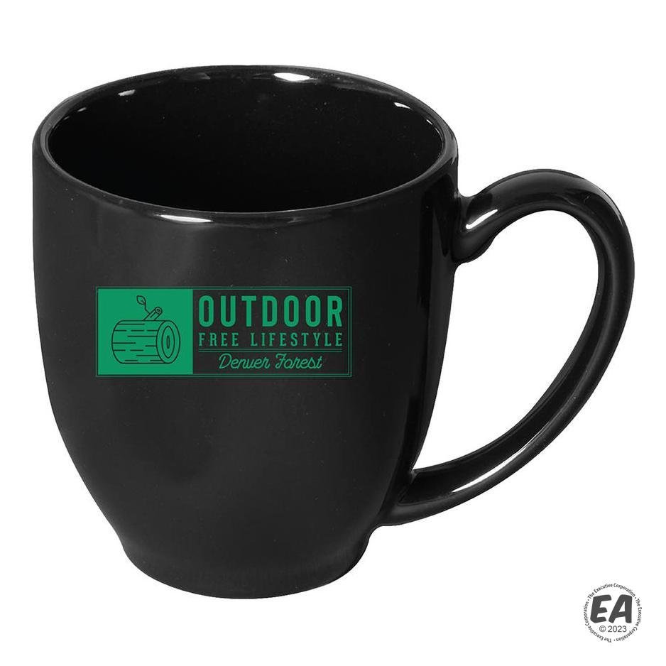 Made in USA 16 oz. Bistro Mug - Black