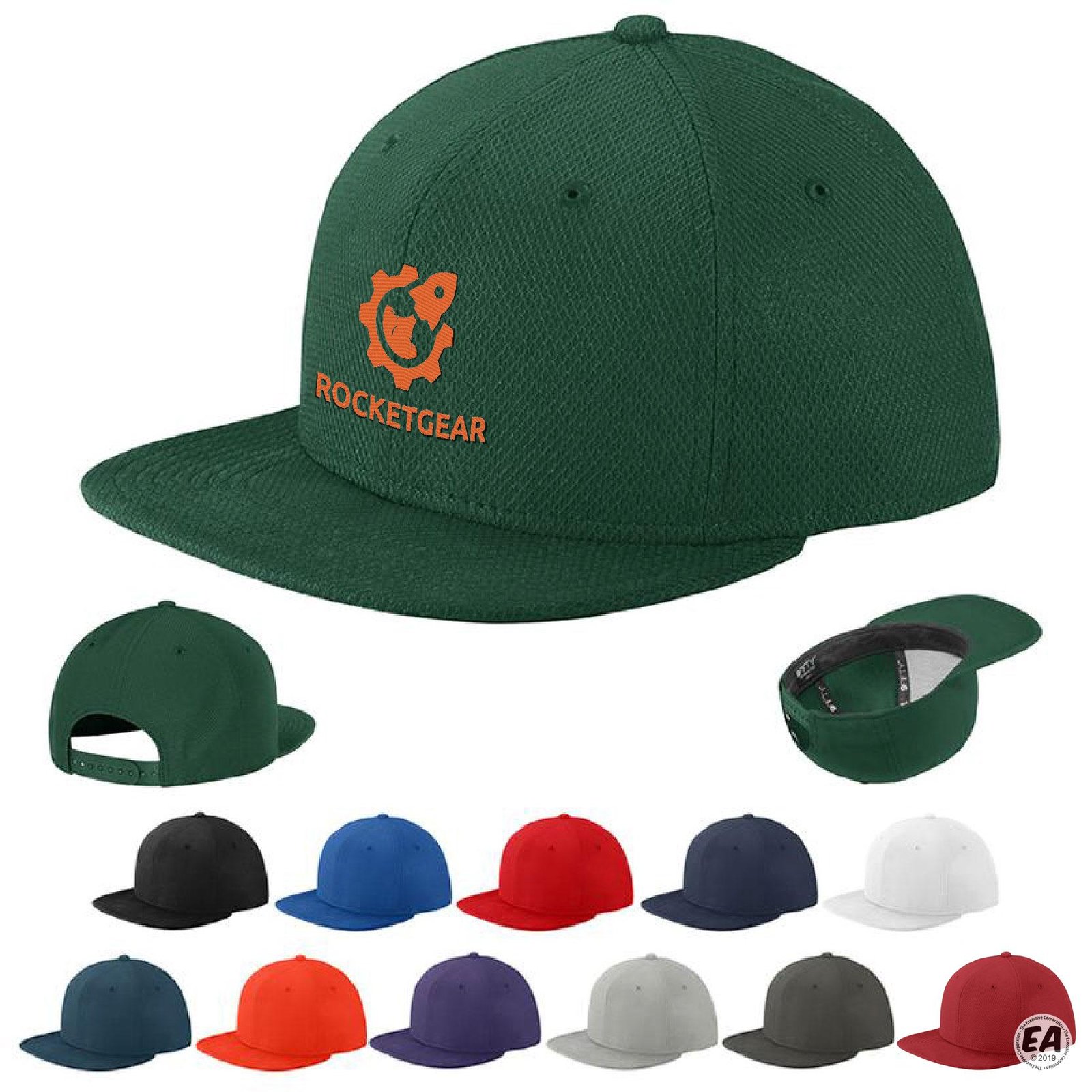 New Era NE404 Original Fit Diamond Era Flat Bill Snapback Cap