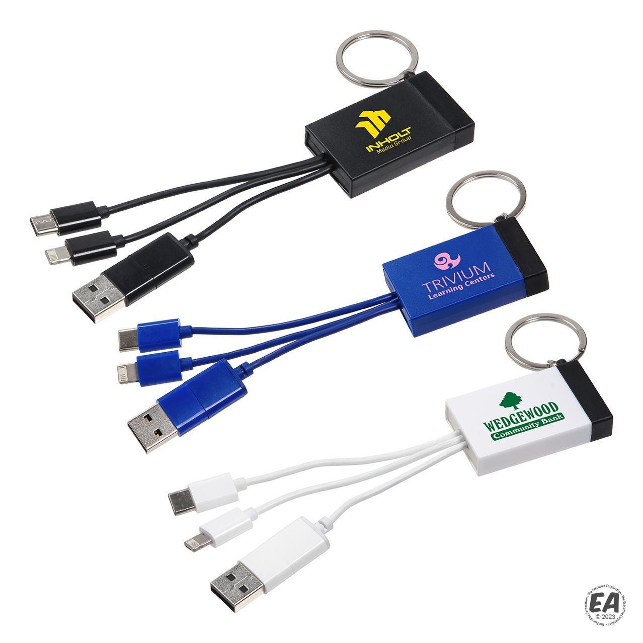Triplet 3-in-1 Charging Cable with Screen Cleaner
