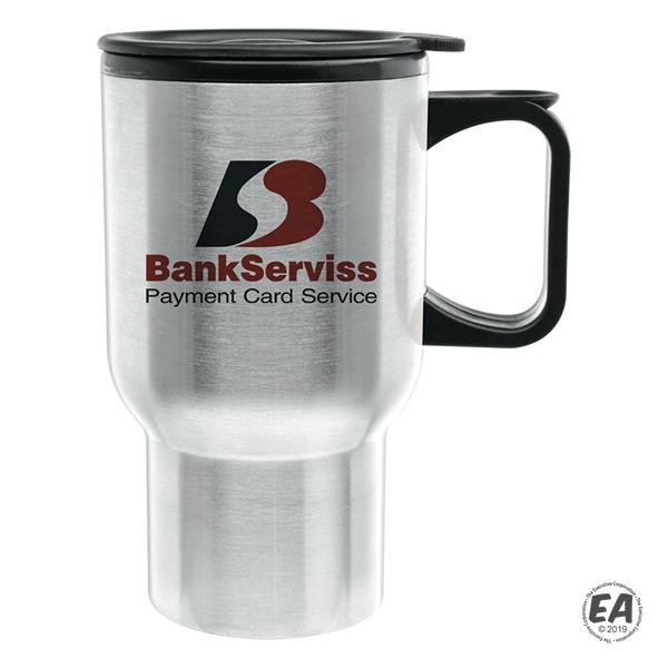 14 oz. Super Saver DW Stainless Steel Tapered Travel Mug