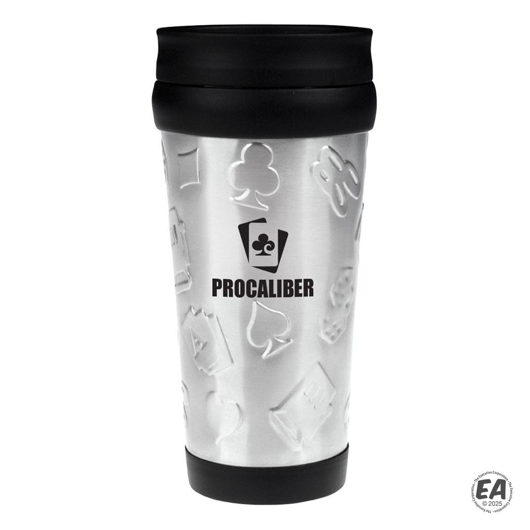 14 oz. Casino Steel City Stainless Steel Tumbler