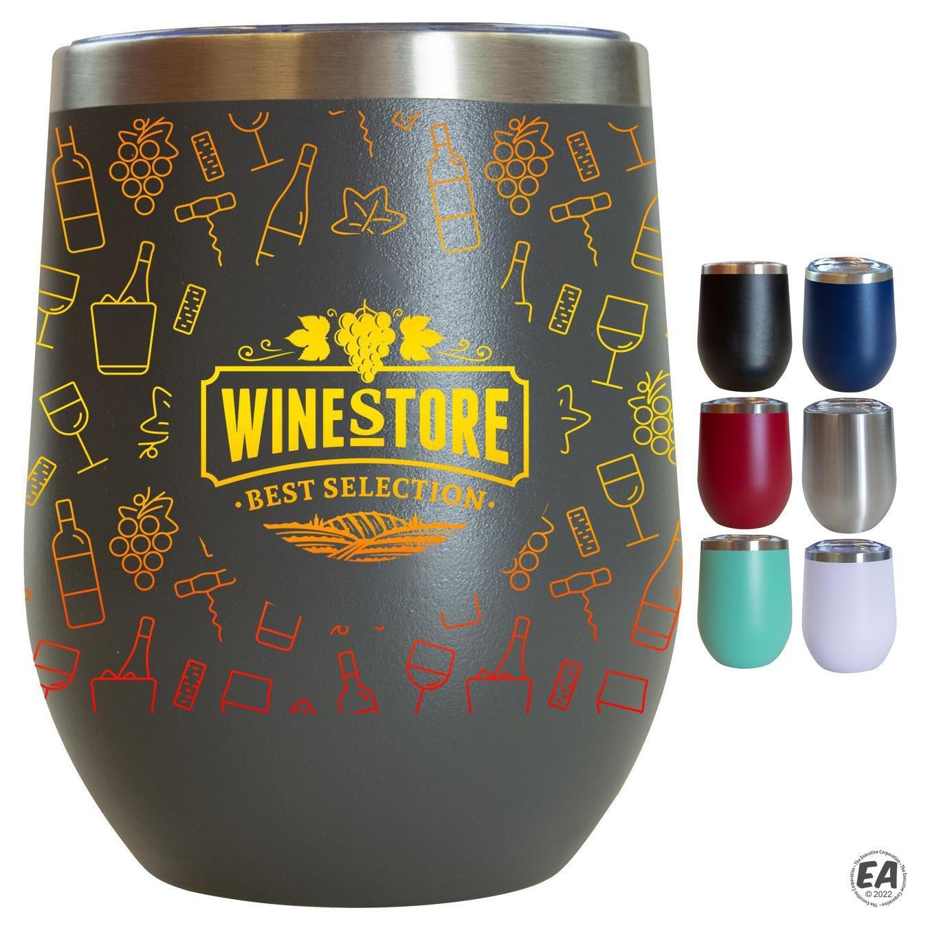 12 oz. Sipper Wine Tumbler