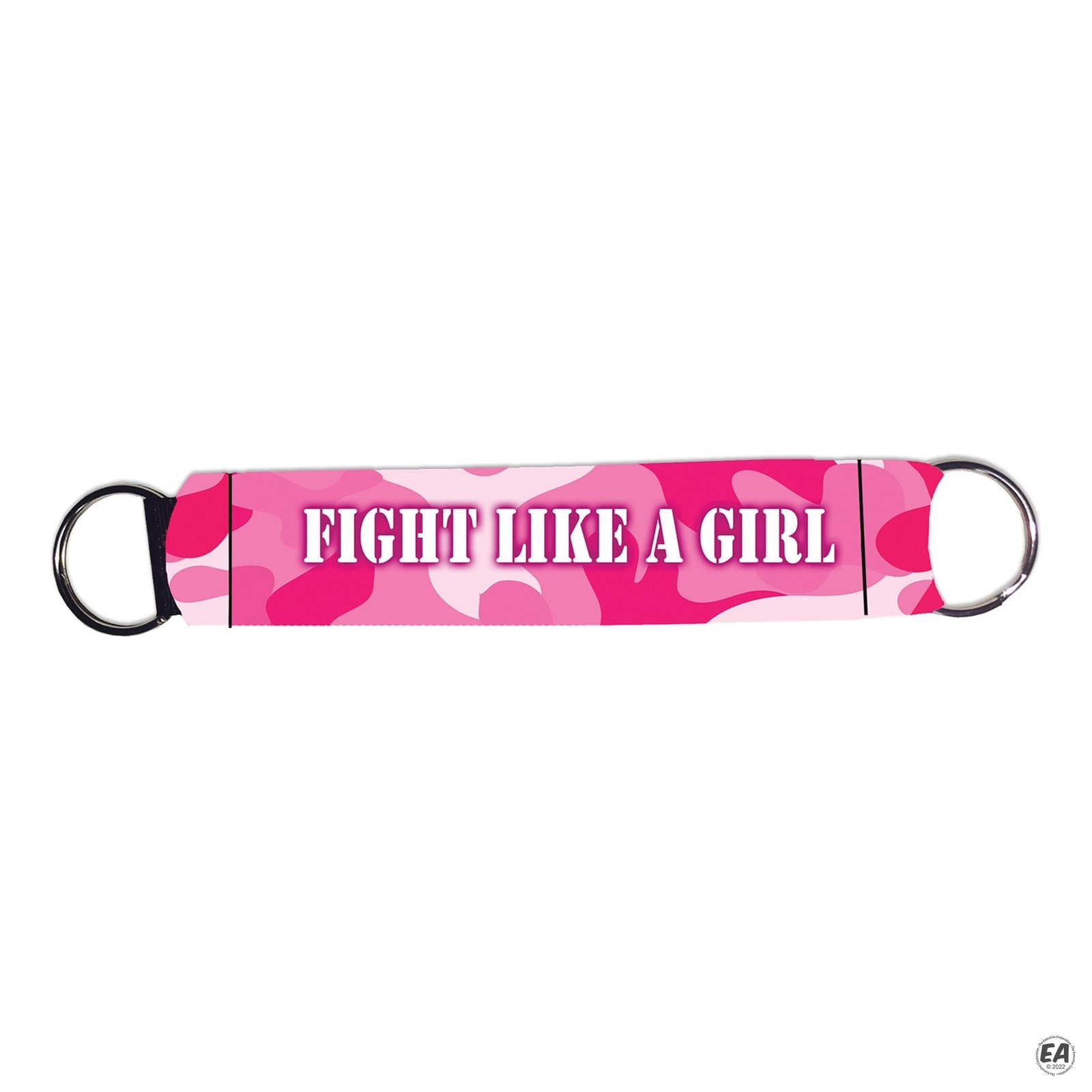 Full Color Double Neoprene Wristband with Dual 26mm Key Rings