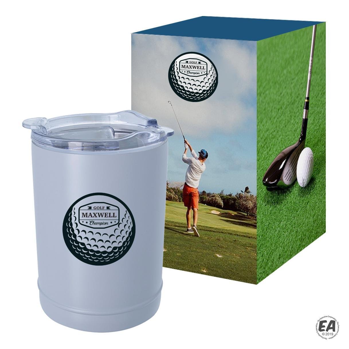 2-In-1 Copper Insulated Beverage Holder And Tumbler With Custom Box