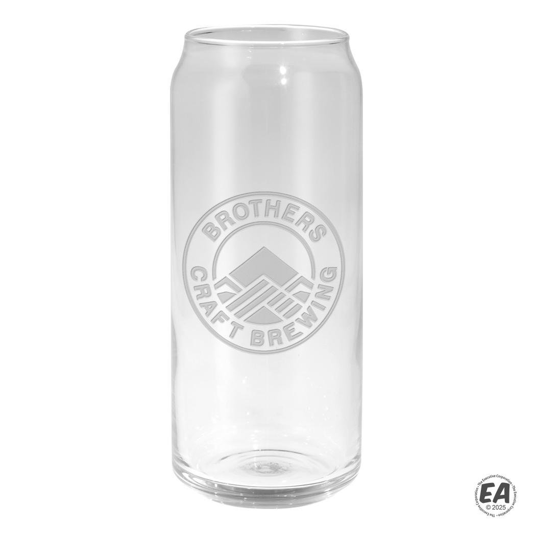 20 oz. Tall Boy Glass - Deep Etched
