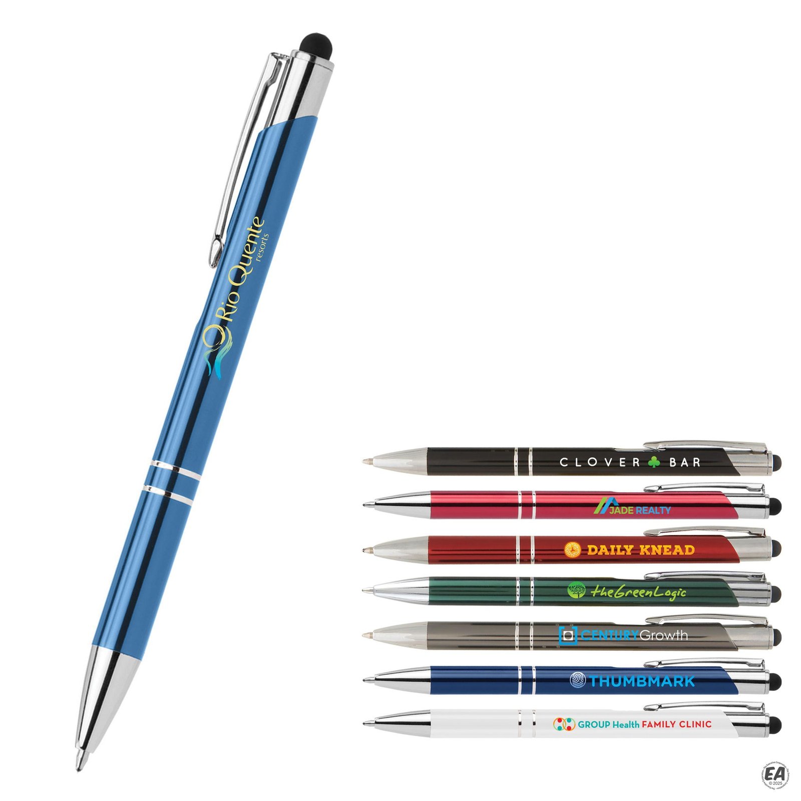 Tres-Chic Pen with Stylus - Full Color