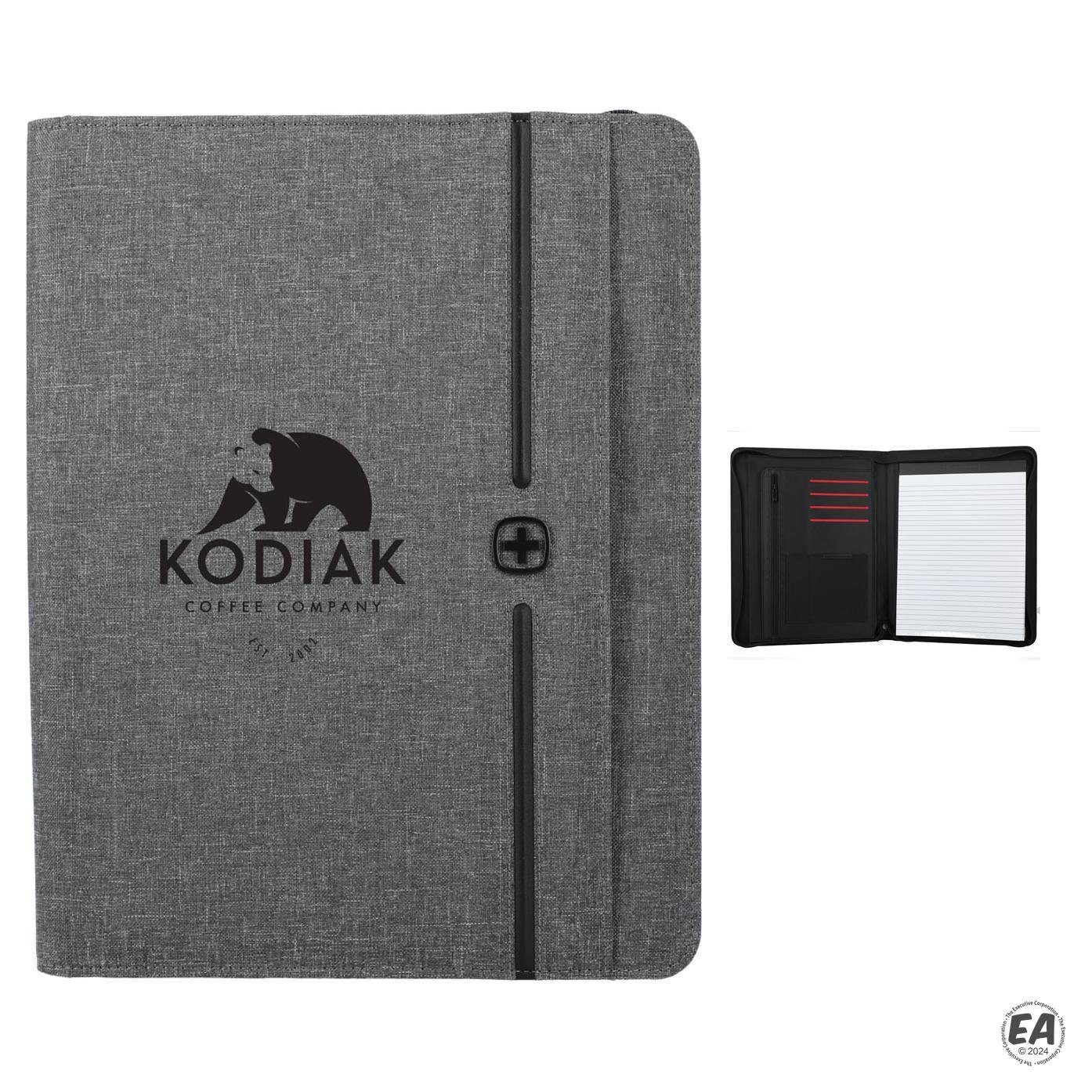 Wenger RPET Zippered Padfolio