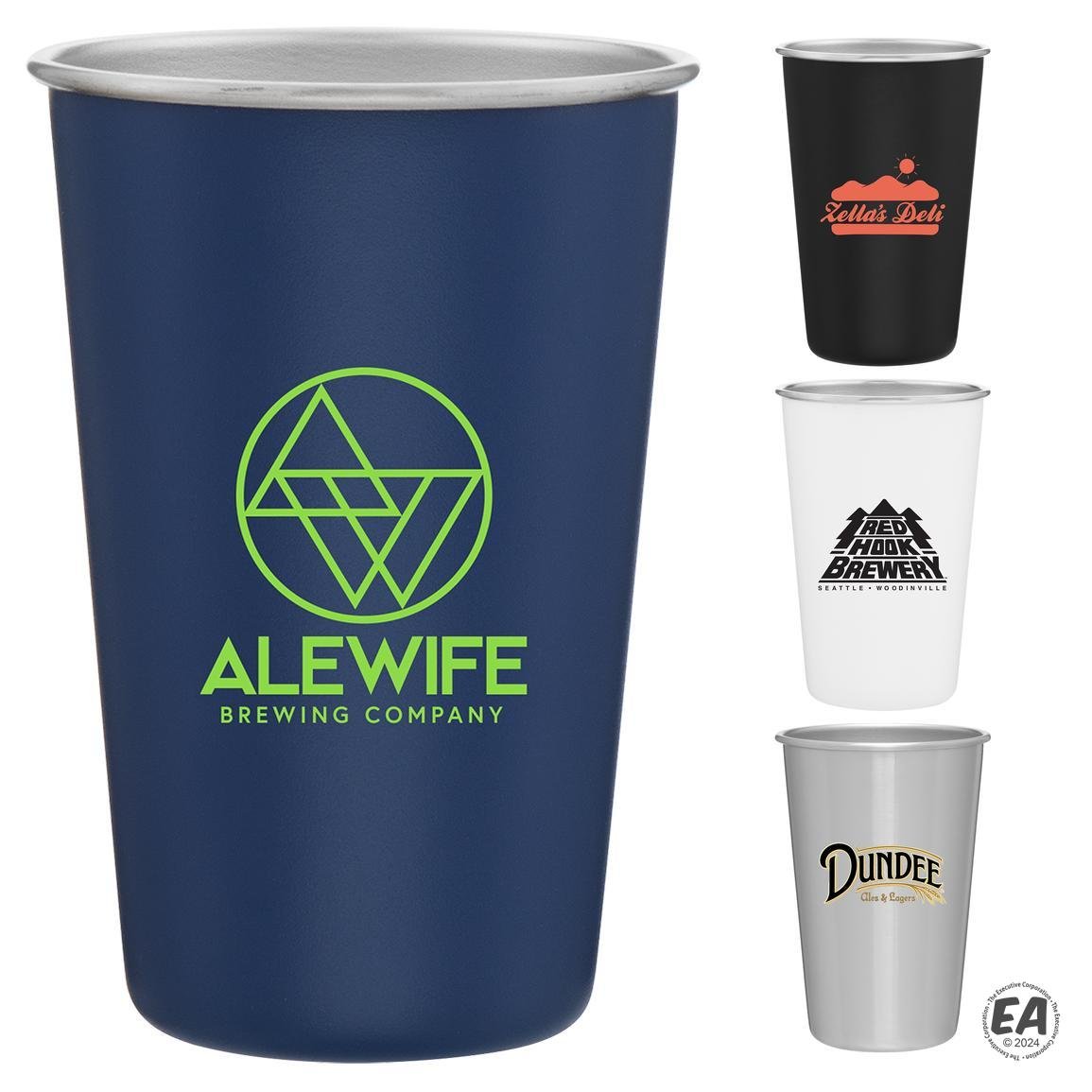16 oz Stainless Steel Pint Cup