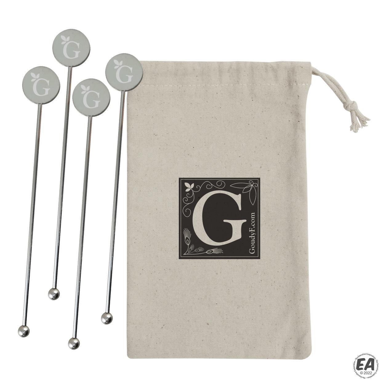 Stainless Steel Cocktail Stirrers Set