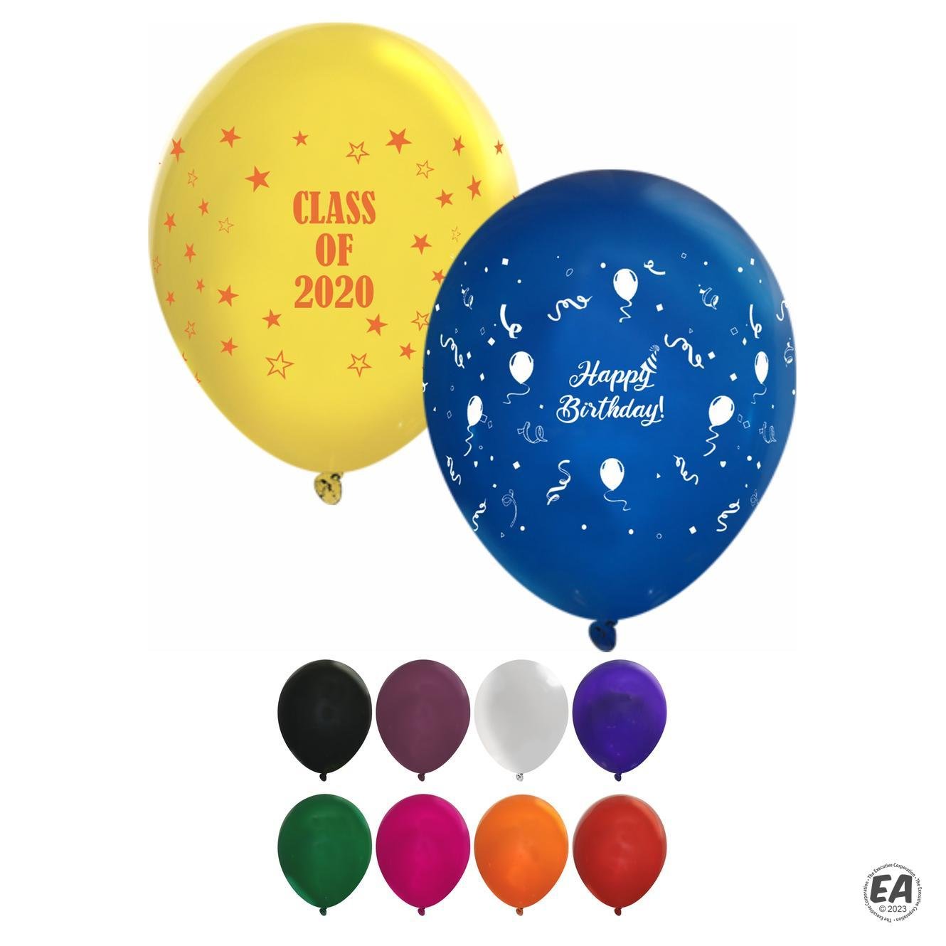 11" Crystal Latex Wrap Balloons