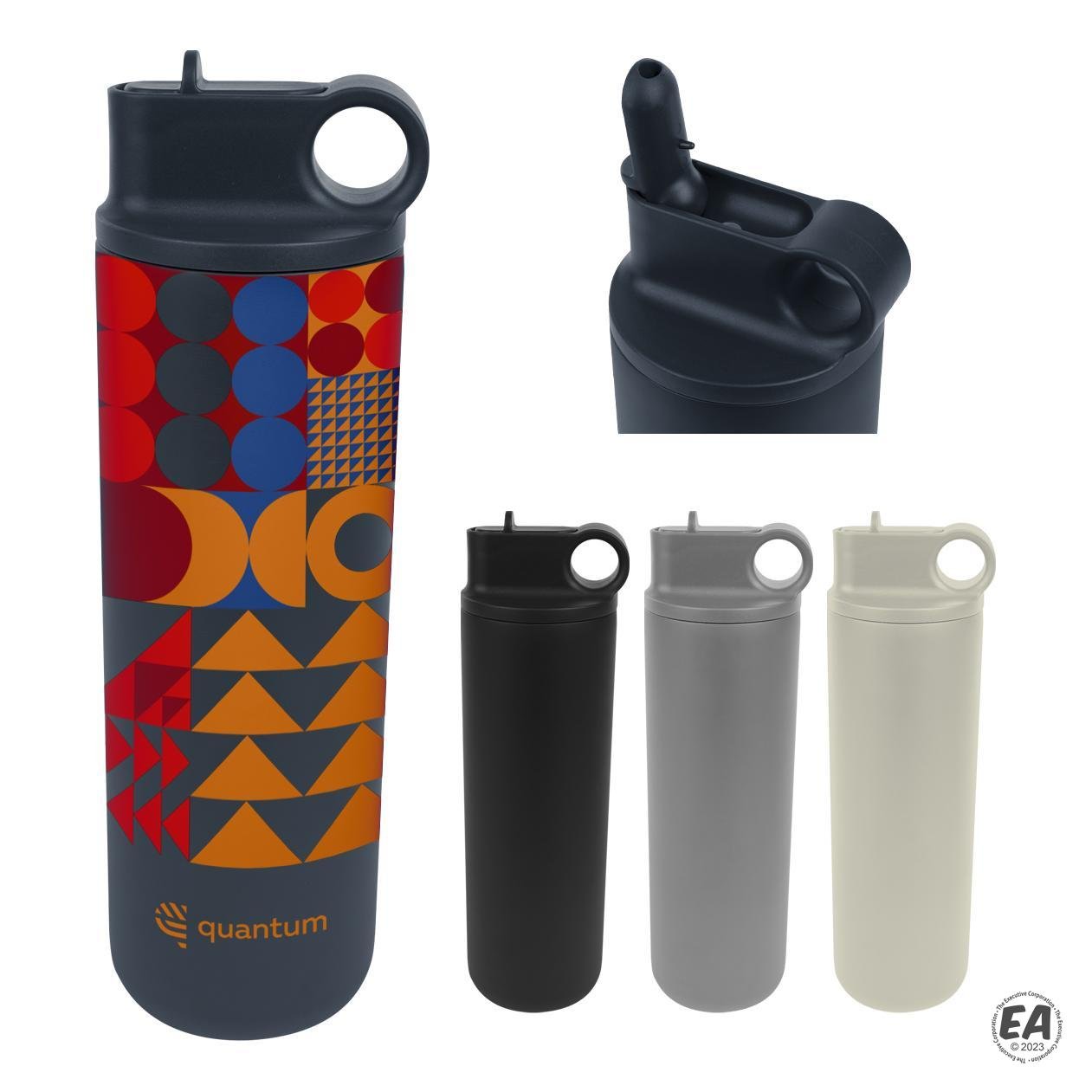 27 oz. Full Color Wrap Roanoke Stainless Steel Bottle