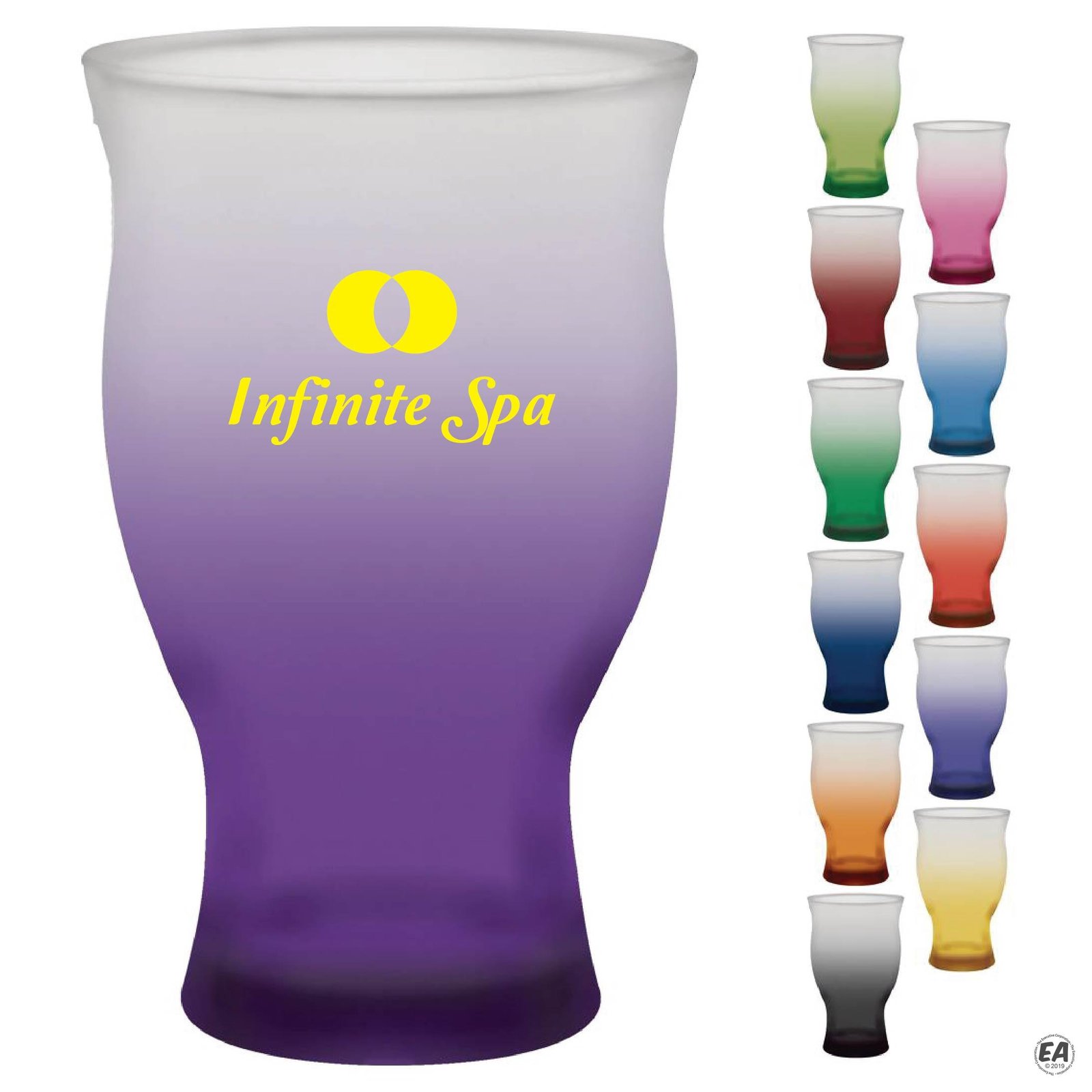 16.75 oz. Craft Beer Glass with Frosty Blend Spray