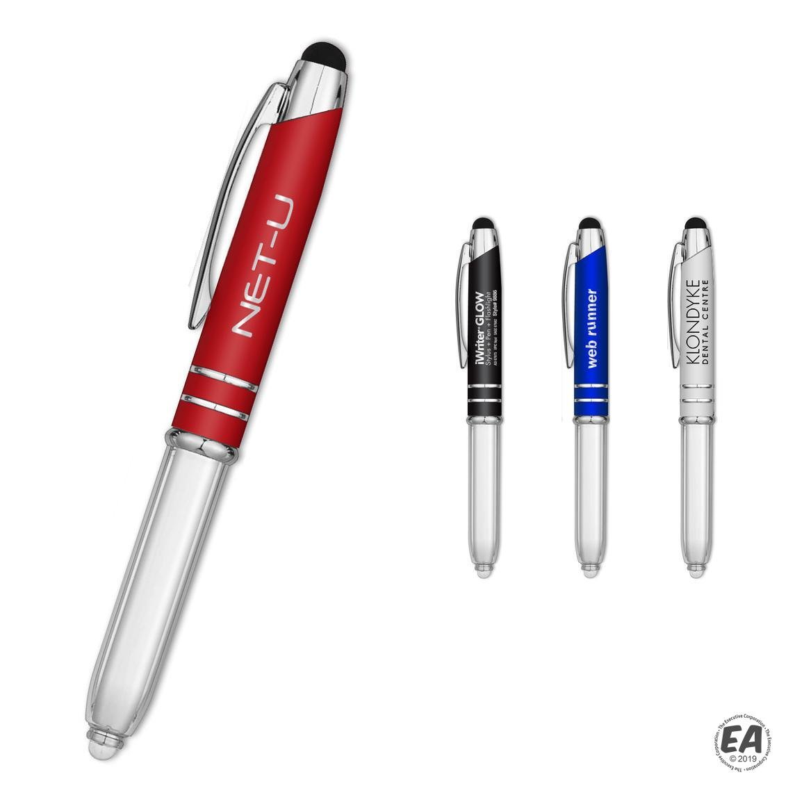 Liquimark iWriter GLOW Metal LED Light Stylus Pen