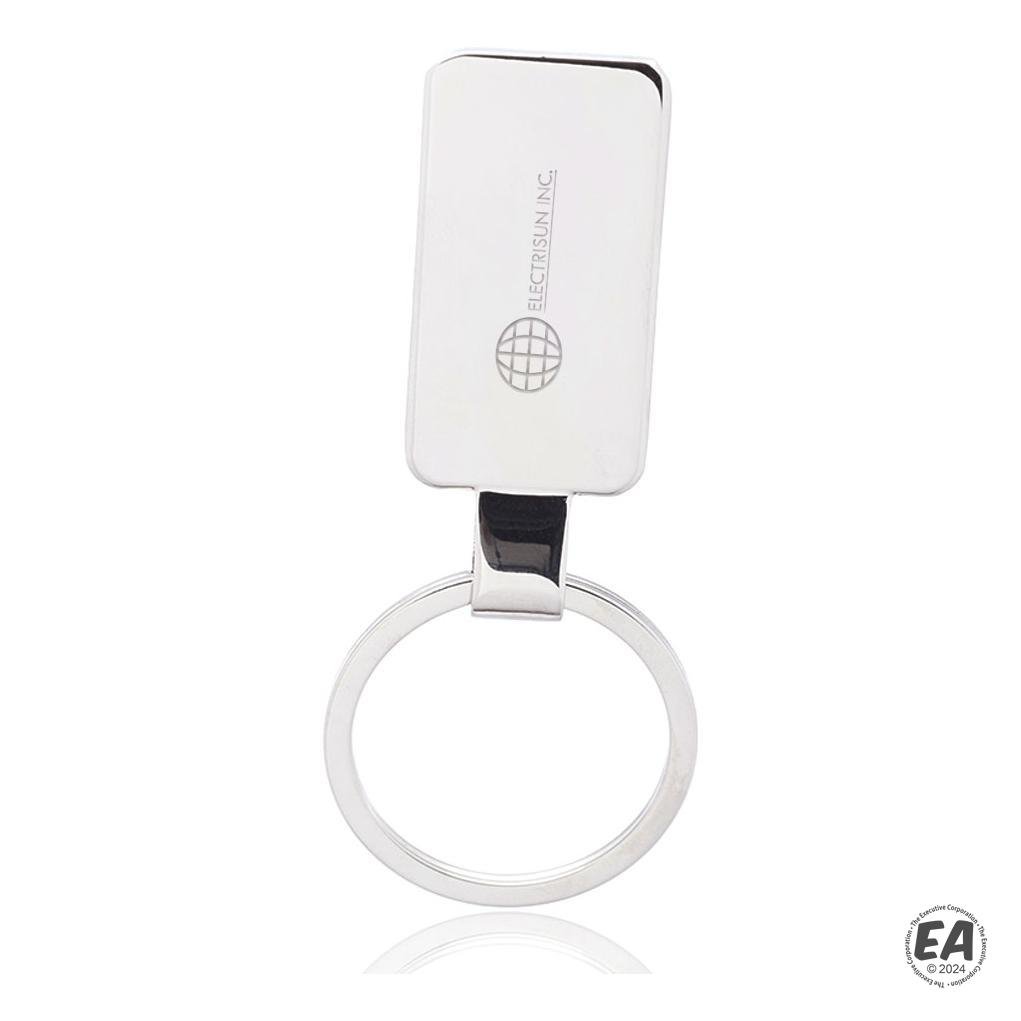 Reflection Flat Metal Keychain