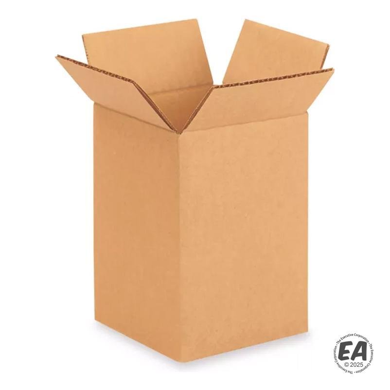 Kraft Shipping Box 4x4x6