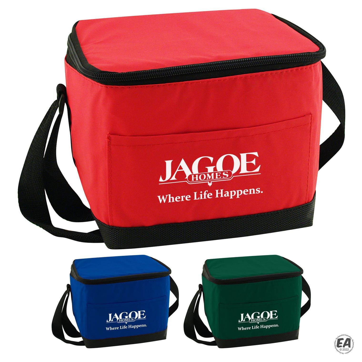 Deluxe Polyester 6 Pack Cooler