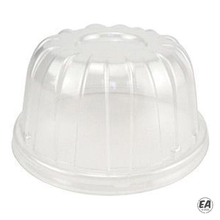 Dome Lid for 12 oz. Styrofoam Bowl & 16 oz. Styrofoam Food Container 4.25" Diameter