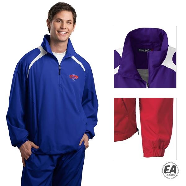 Sport Tek JST75 1/2-Zip Wind Shirt